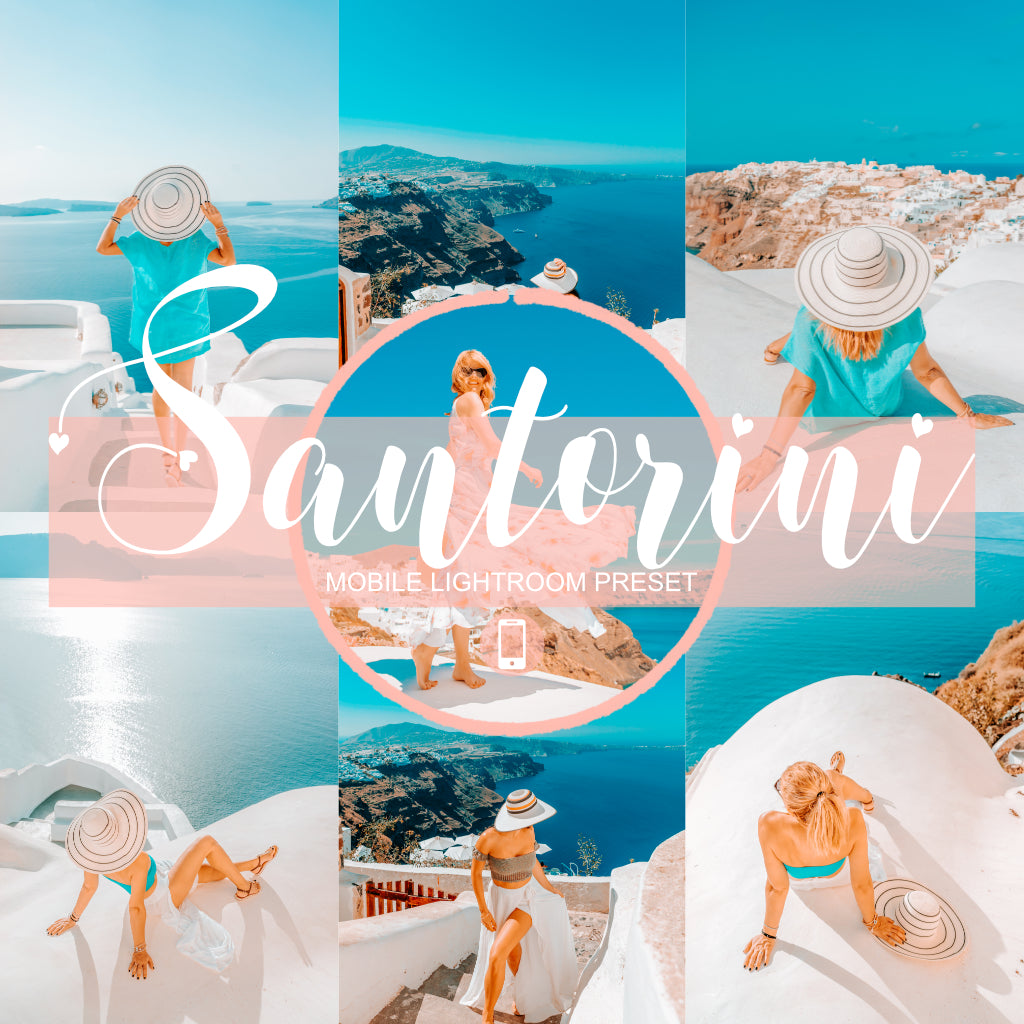 SANTORINI MOBILE LIGHTROOM PRESET